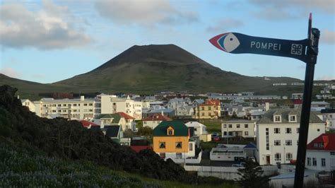 The Icelandic town frozen in time by a fiery volcano.